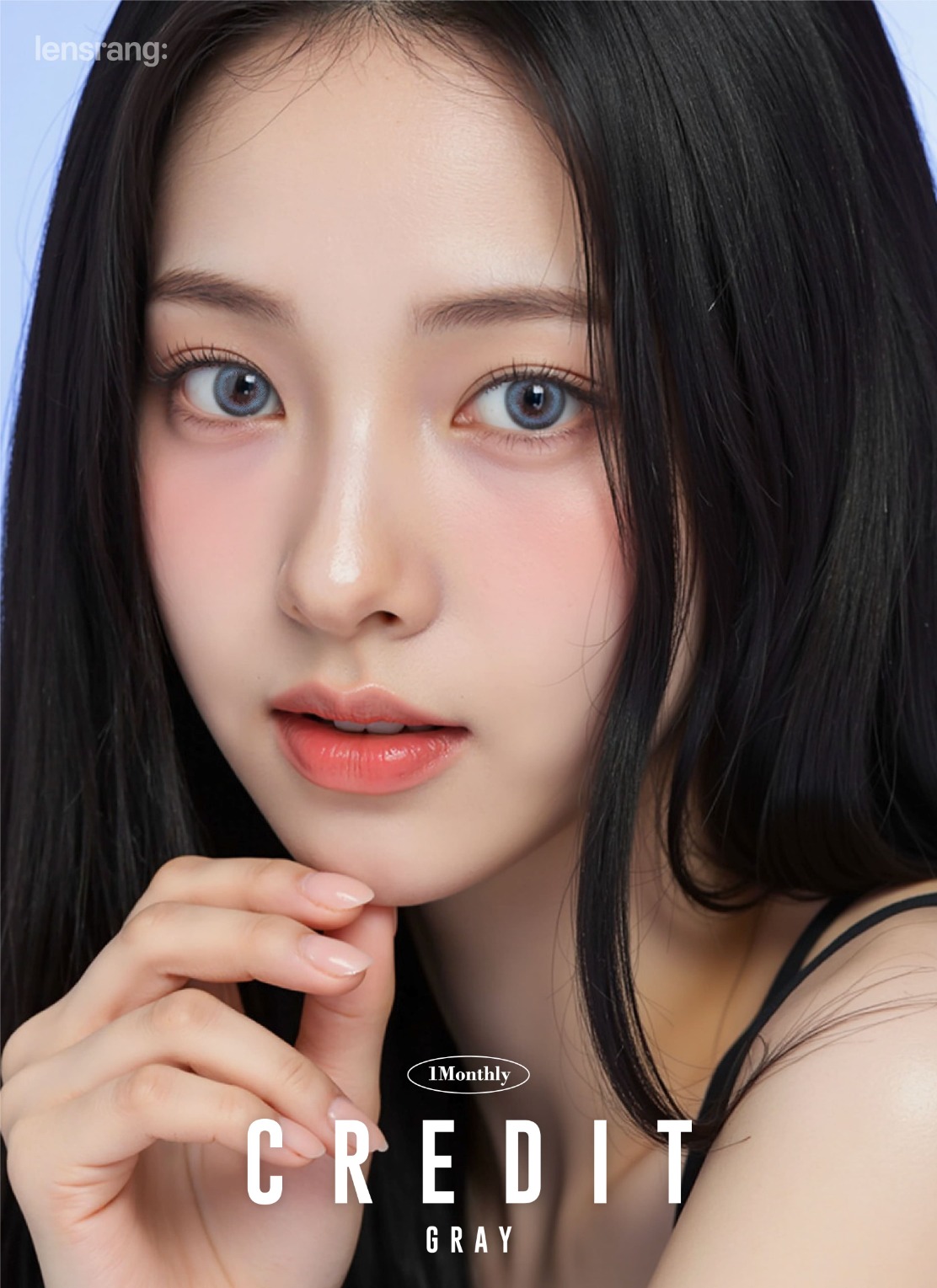 [렌즈랑] 한달용 크레딧 애쉬 브라운2p